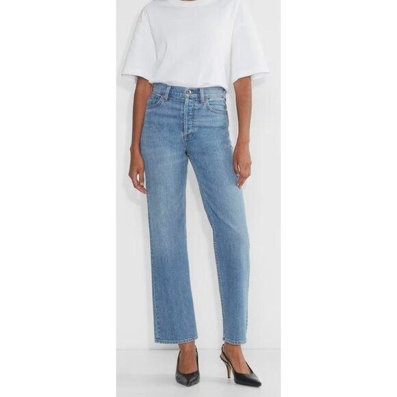 Aritzia Denim Forum The Arlo Hi Rise Straight Jeans-sz 29 - Picture 4 of 12